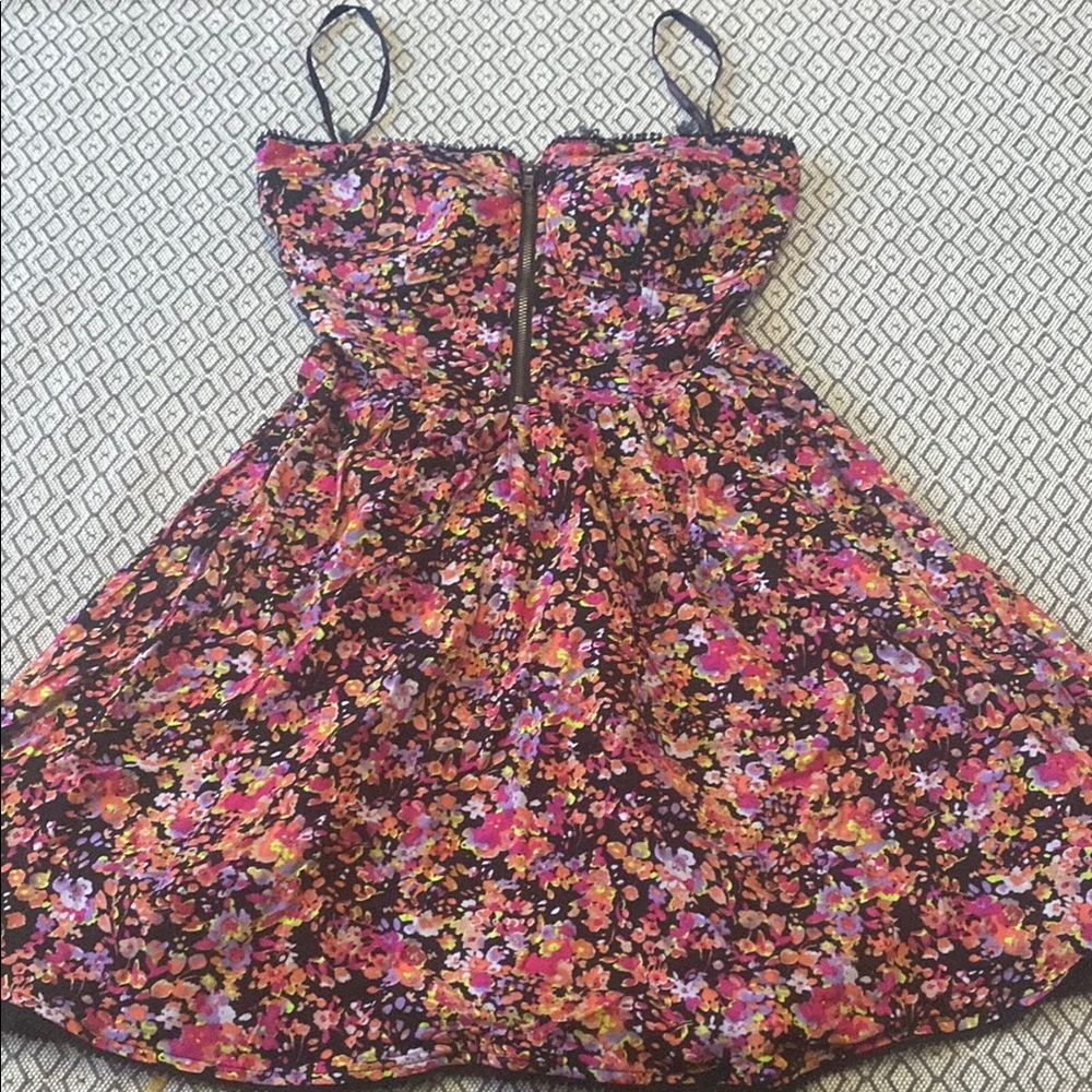 Floral Spaghetti Strap Dress